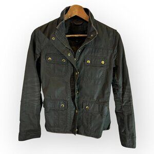 J. Crew Downtown Field Jacket in Army Green Womens XS